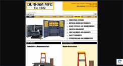 Desktop Screenshot of durhammfg.com