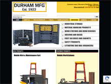 Tablet Screenshot of durhammfg.com